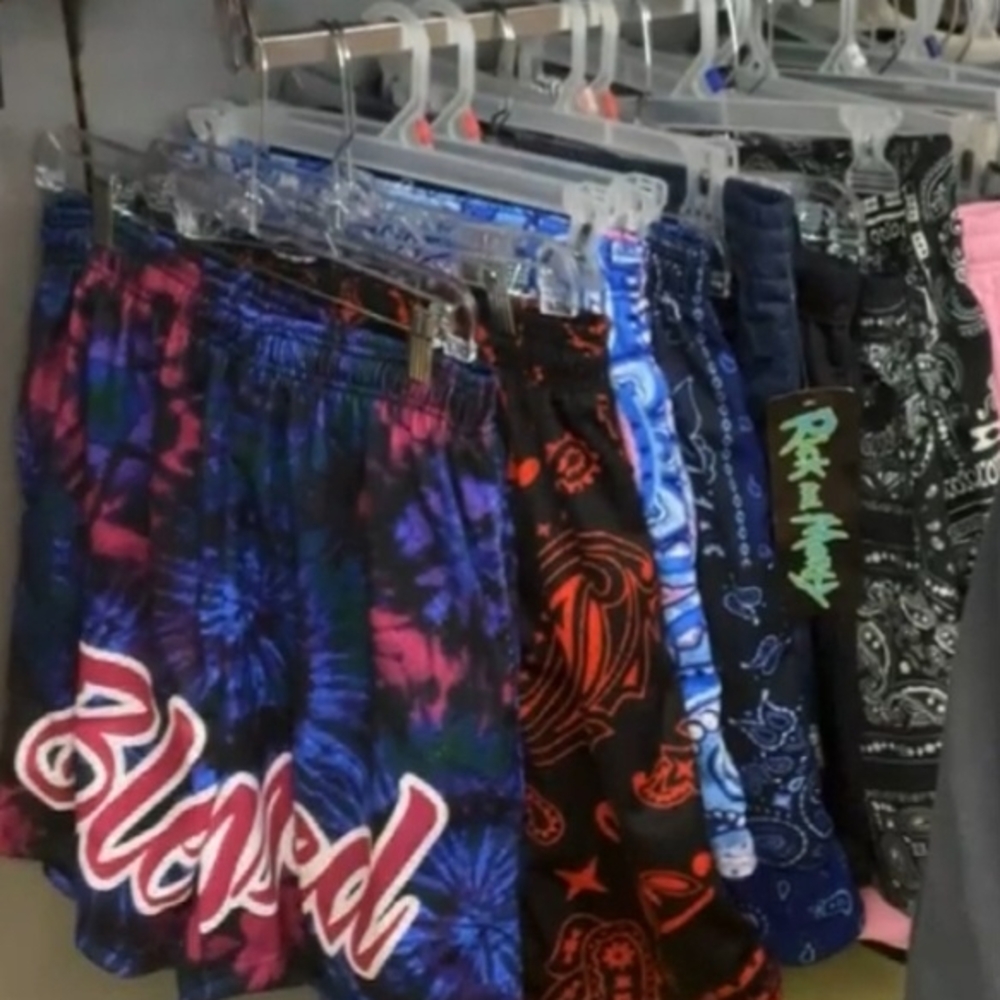 Vibrant Tie-Dye and Patterned Shorts Collection